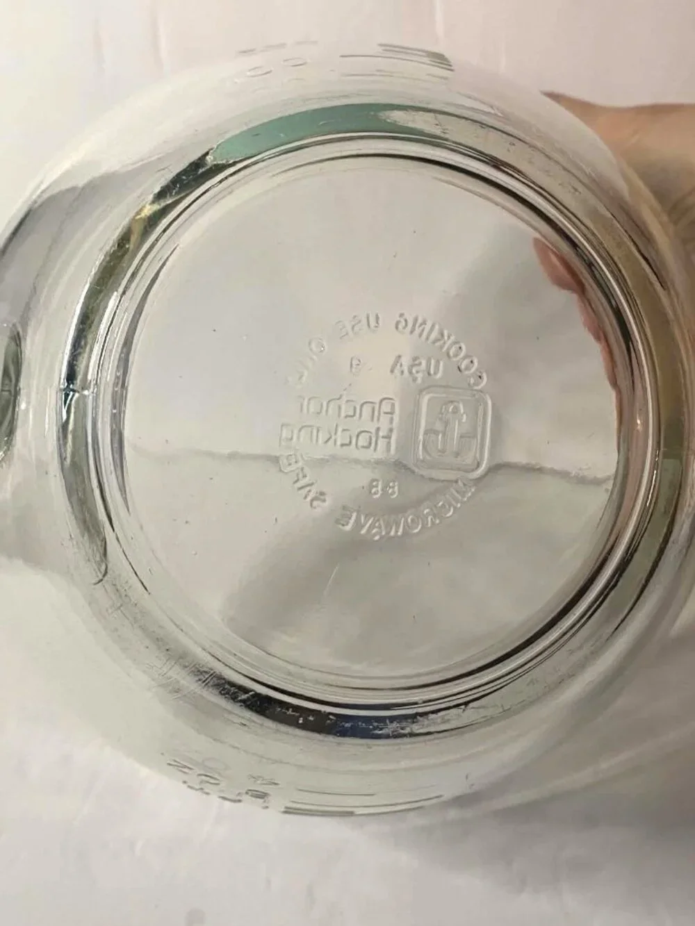 Anchor Hocking 2 Qt 8 Cup Glass Measuring Cup Clear USA Large 64 Oz